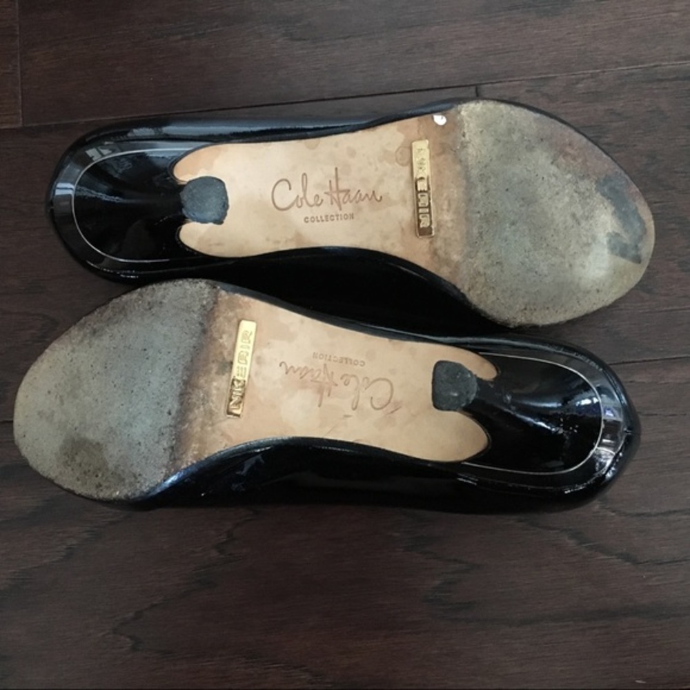 Cole Haan peep toe heels - Picture 3 of 7
